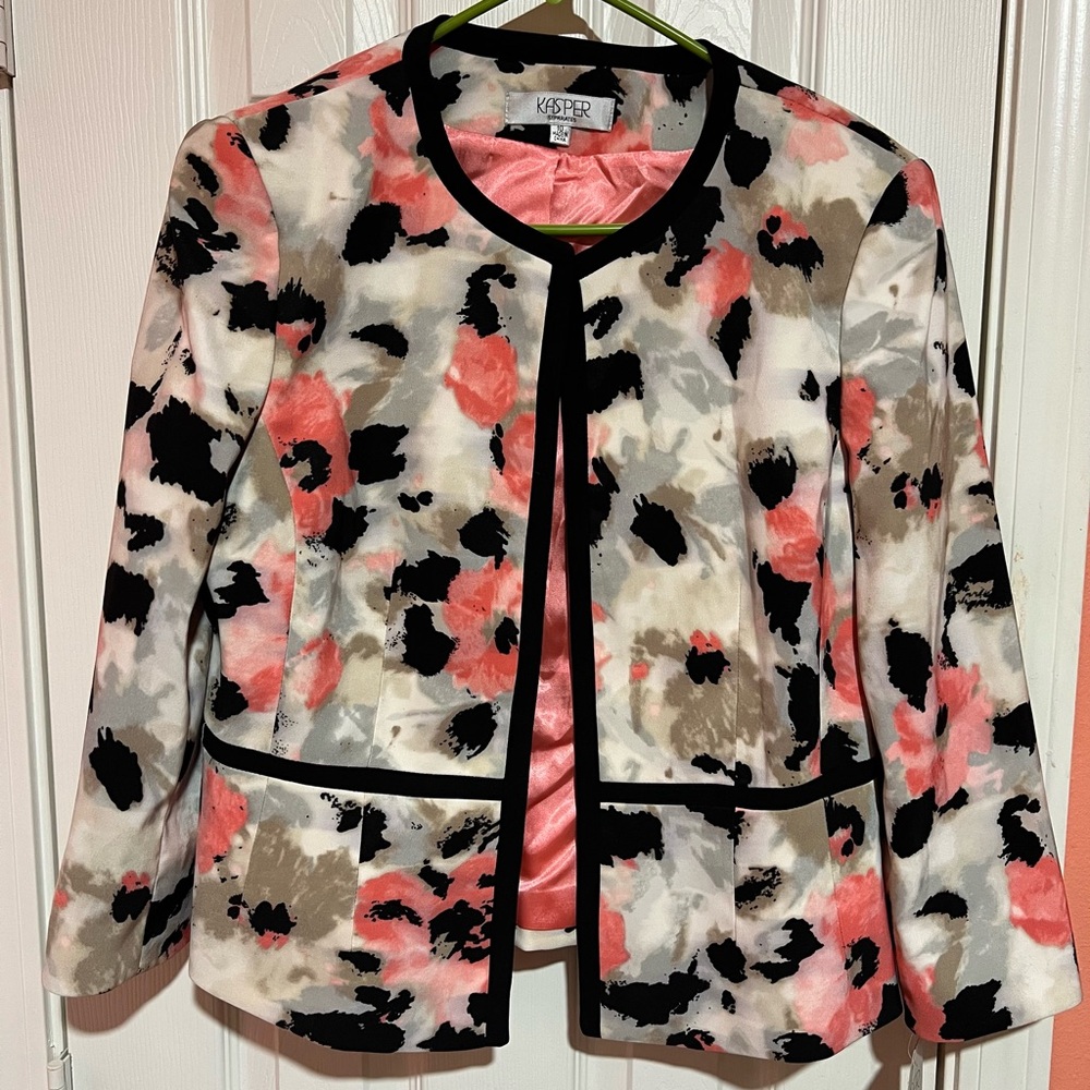 Kasper Women's Multicolor Jacket Size 10 NWT